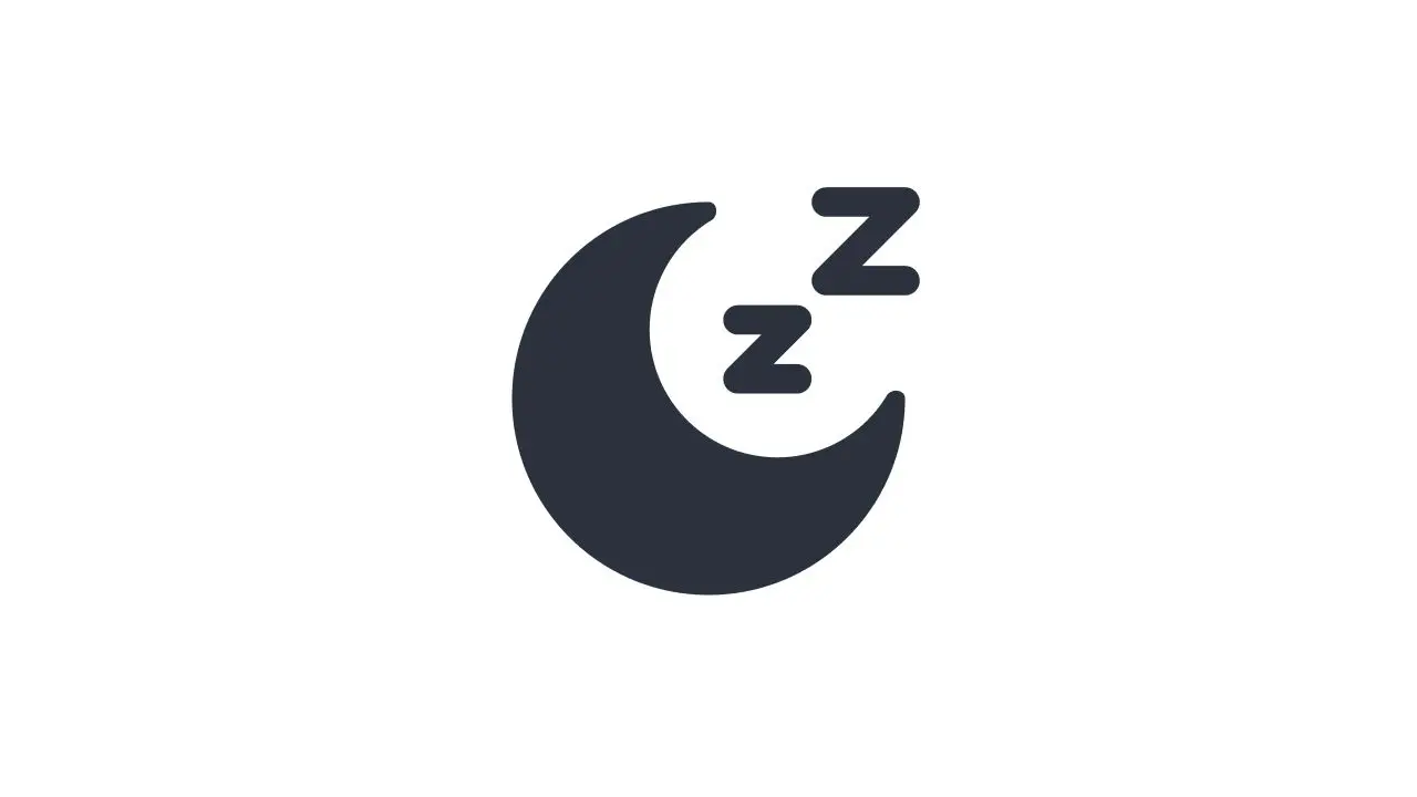 night time sleeping vector